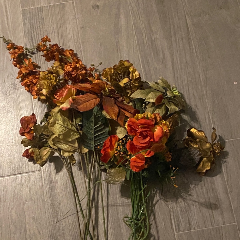 Autumn Faux Floral Arrangement